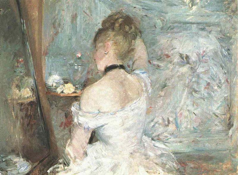 Berthe Morisot Lady at her Toilette oil painting image
